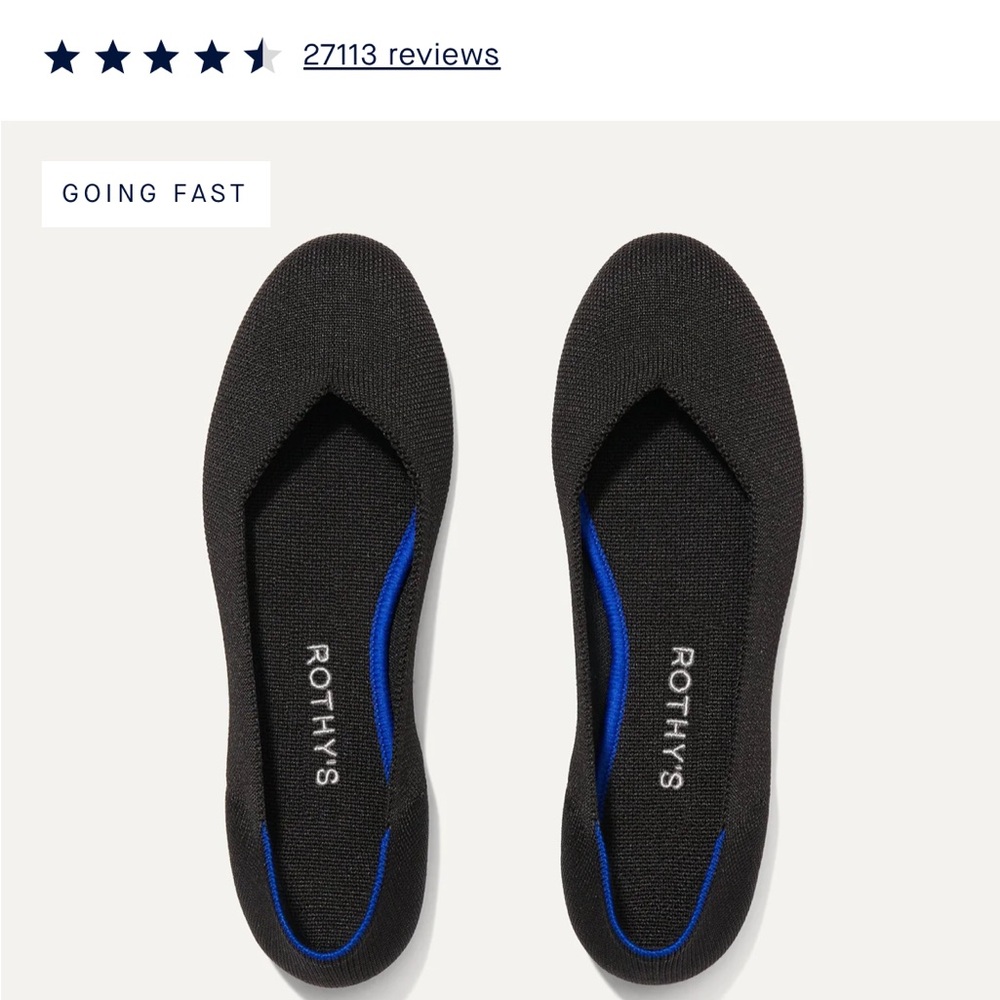 Rothy's Black Flats